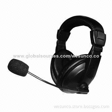 Cheap Headset with Microphone, Hi-Fi Stereo Driver Unit, Popular and Competitive model
